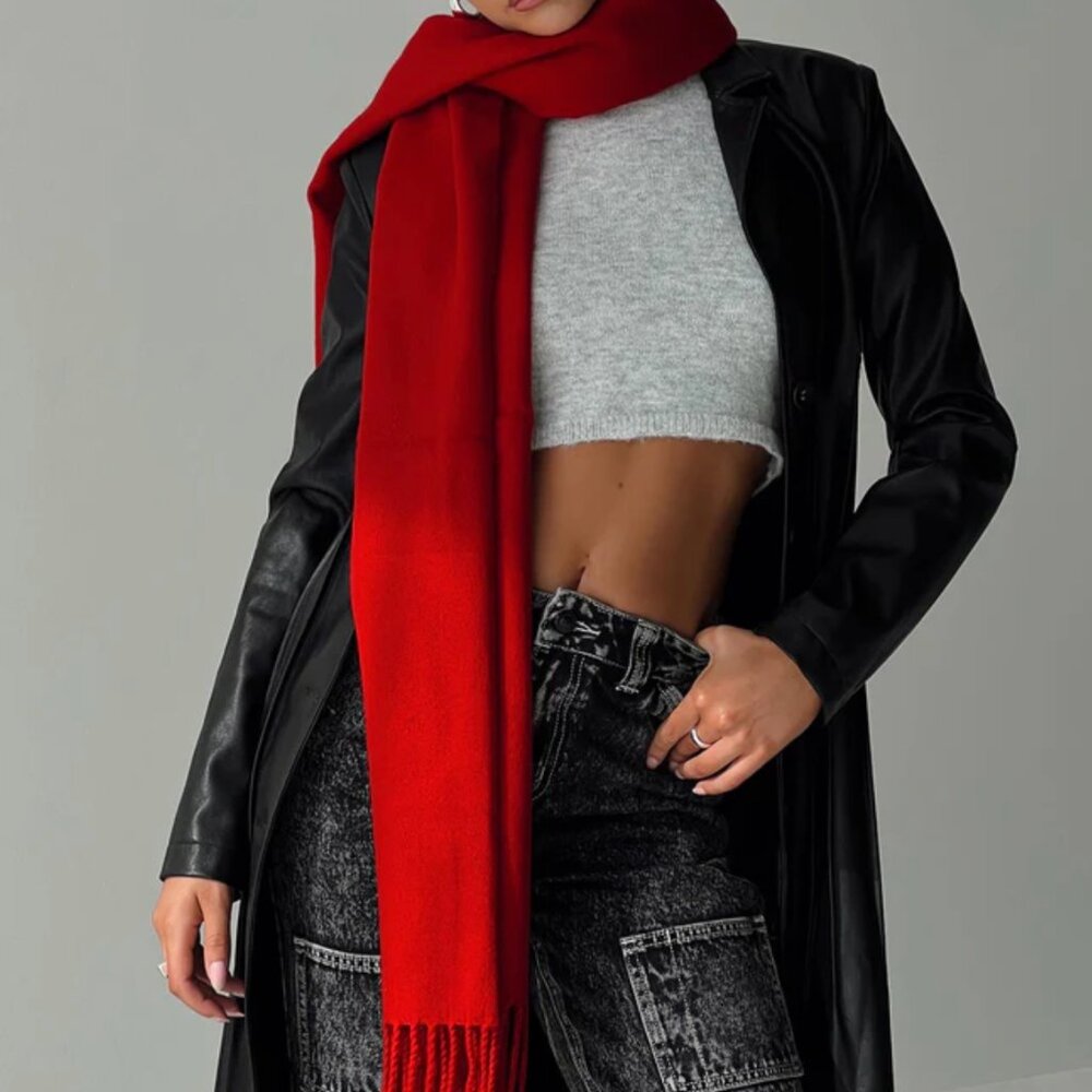 Princess Polly Red Scarf